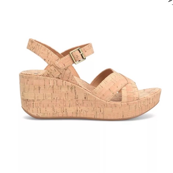 New Kork ease Denica Wedge Sandals - Picture 2 of 6